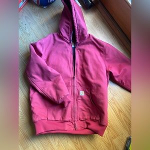 Red Women’s Carhartt canvas jacket XL